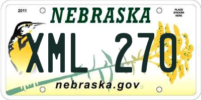 NE license plate XML270