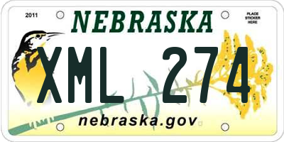 NE license plate XML274