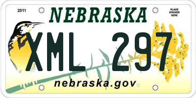 NE license plate XML297