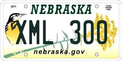 NE license plate XML300