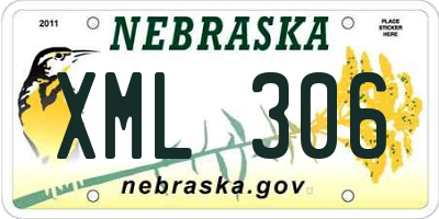 NE license plate XML306