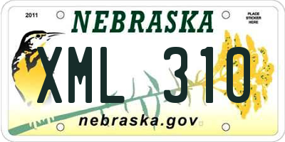 NE license plate XML310