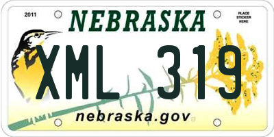 NE license plate XML319