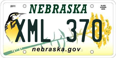 NE license plate XML370