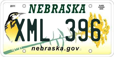 NE license plate XML396