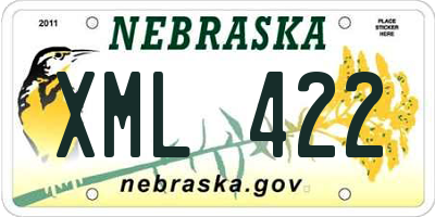 NE license plate XML422