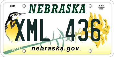 NE license plate XML436