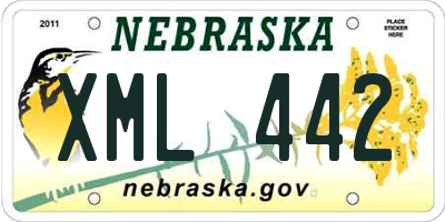 NE license plate XML442