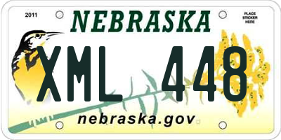 NE license plate XML448