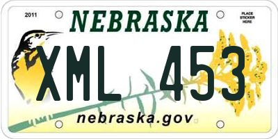 NE license plate XML453
