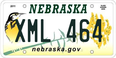 NE license plate XML464