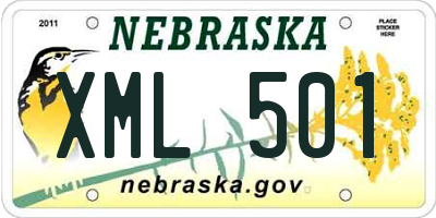NE license plate XML501