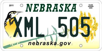 NE license plate XML505