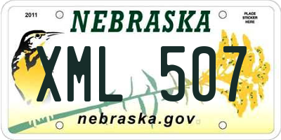 NE license plate XML507