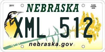 NE license plate XML512