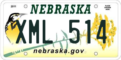 NE license plate XML514