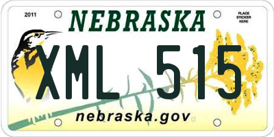NE license plate XML515