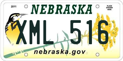 NE license plate XML516