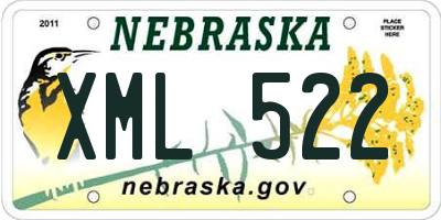NE license plate XML522