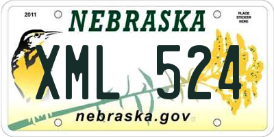 NE license plate XML524