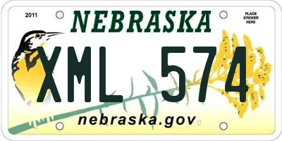 NE license plate XML574