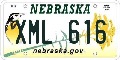 NE license plate XML616