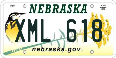 NE license plate XML618