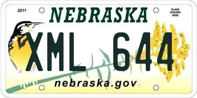 NE license plate XML644