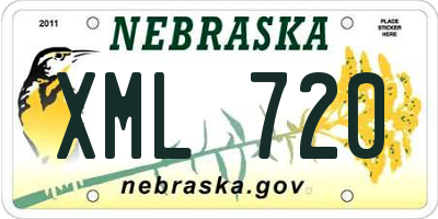 NE license plate XML720