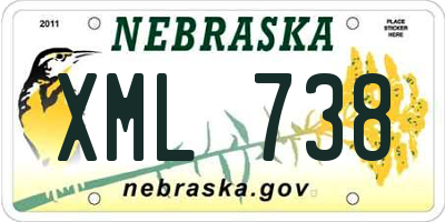 NE license plate XML738