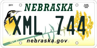 NE license plate XML744