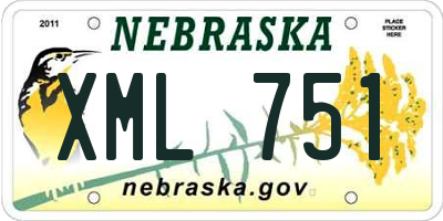 NE license plate XML751