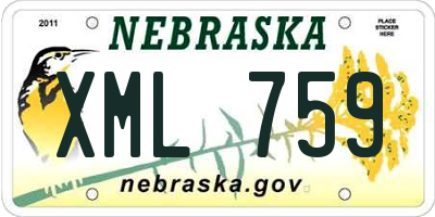 NE license plate XML759