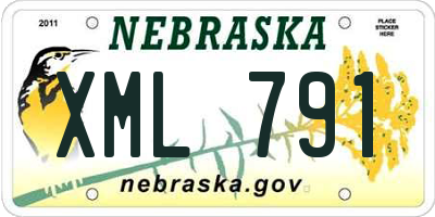 NE license plate XML791