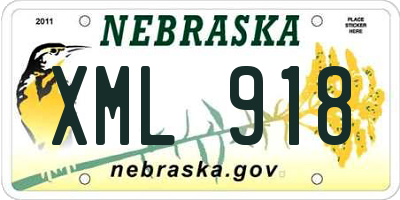 NE license plate XML918