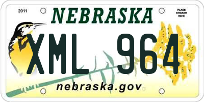 NE license plate XML964