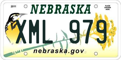 NE license plate XML979