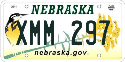 NE license plate XMM297