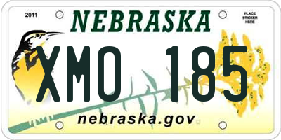 NE license plate XMO185