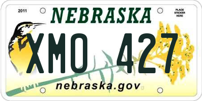 NE license plate XMO427
