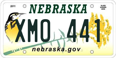 NE license plate XMO441
