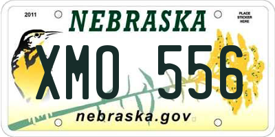 NE license plate XMO556