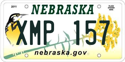 NE license plate XMP157