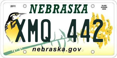 NE license plate XMQ442