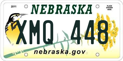 NE license plate XMQ448