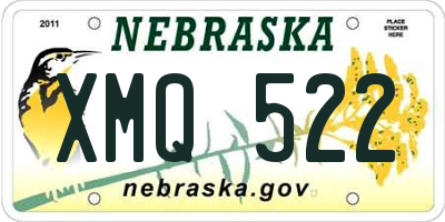 NE license plate XMQ522