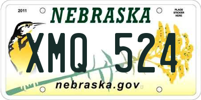 NE license plate XMQ524