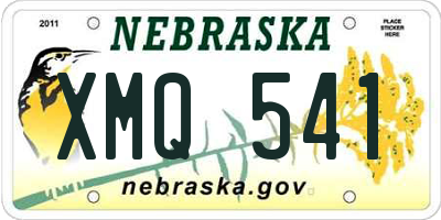 NE license plate XMQ541