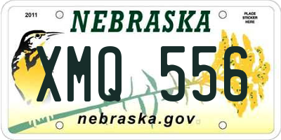 NE license plate XMQ556