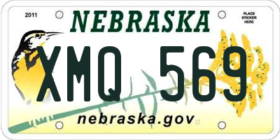 NE license plate XMQ569